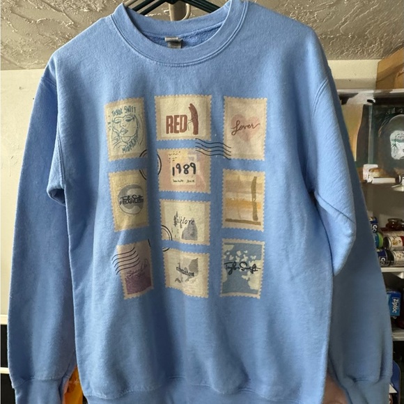 Gildan Sweaters - Blue Taylor Swift Sweater